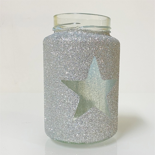 Set "Silberglitzer", 3-teilig